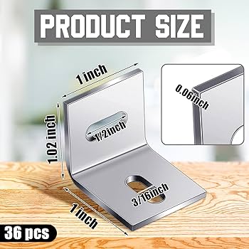 Amazon.com: Dunzy 36 Pcs 1x1 Inch Heavy Duty Wood Table Top
